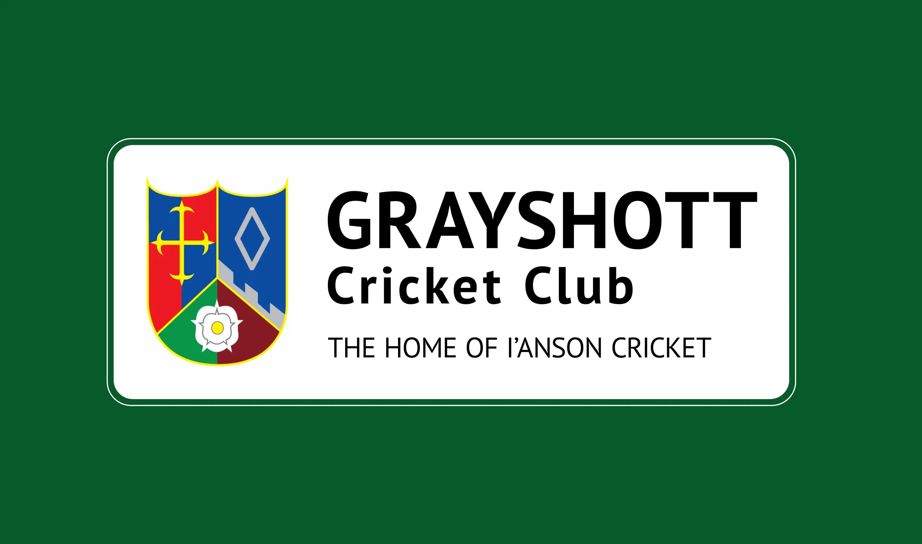 Edward Cooke sponsors Grayshott Cricket Club 