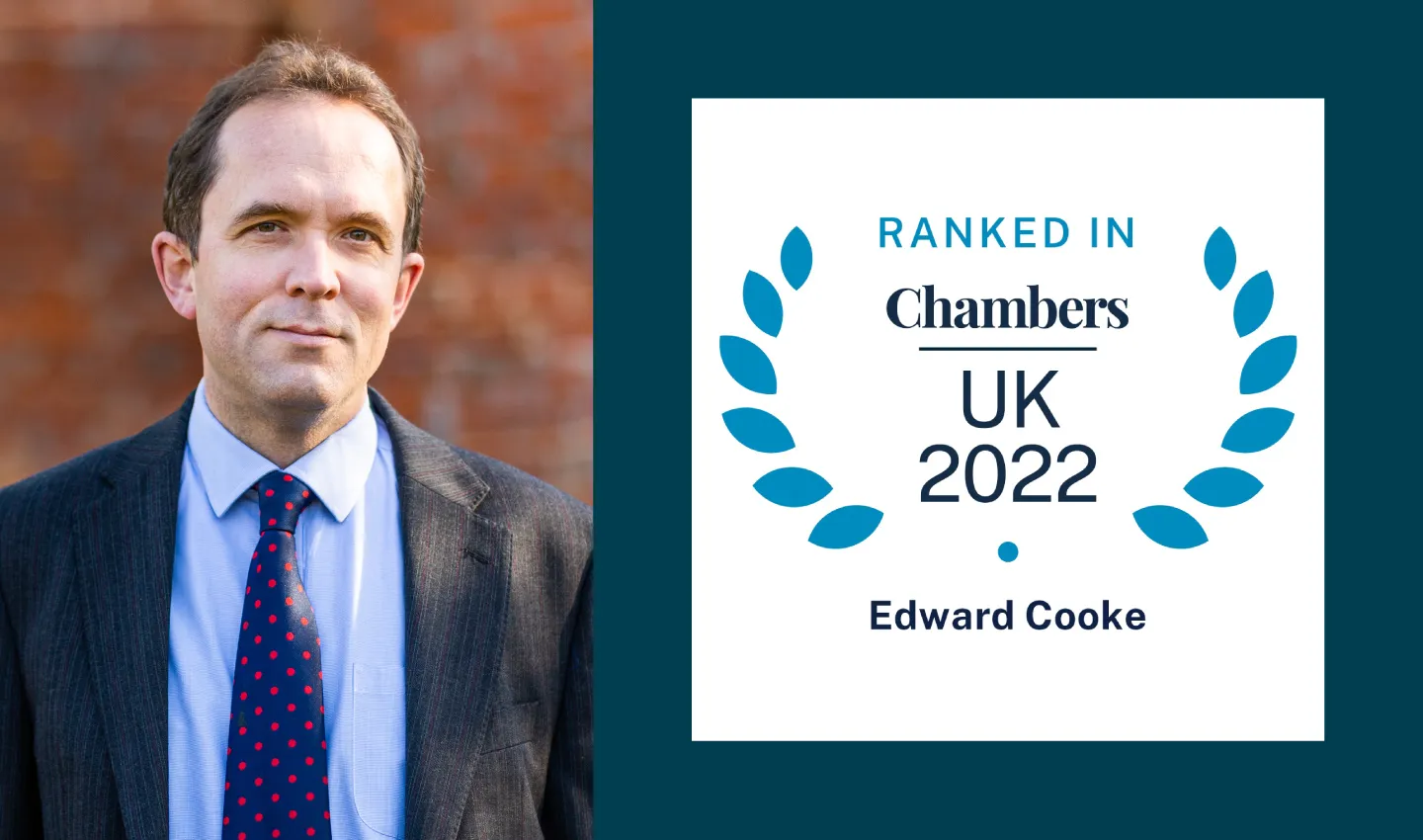 Edward Cooke Ranked Lawyer Chambers and Partners 2022