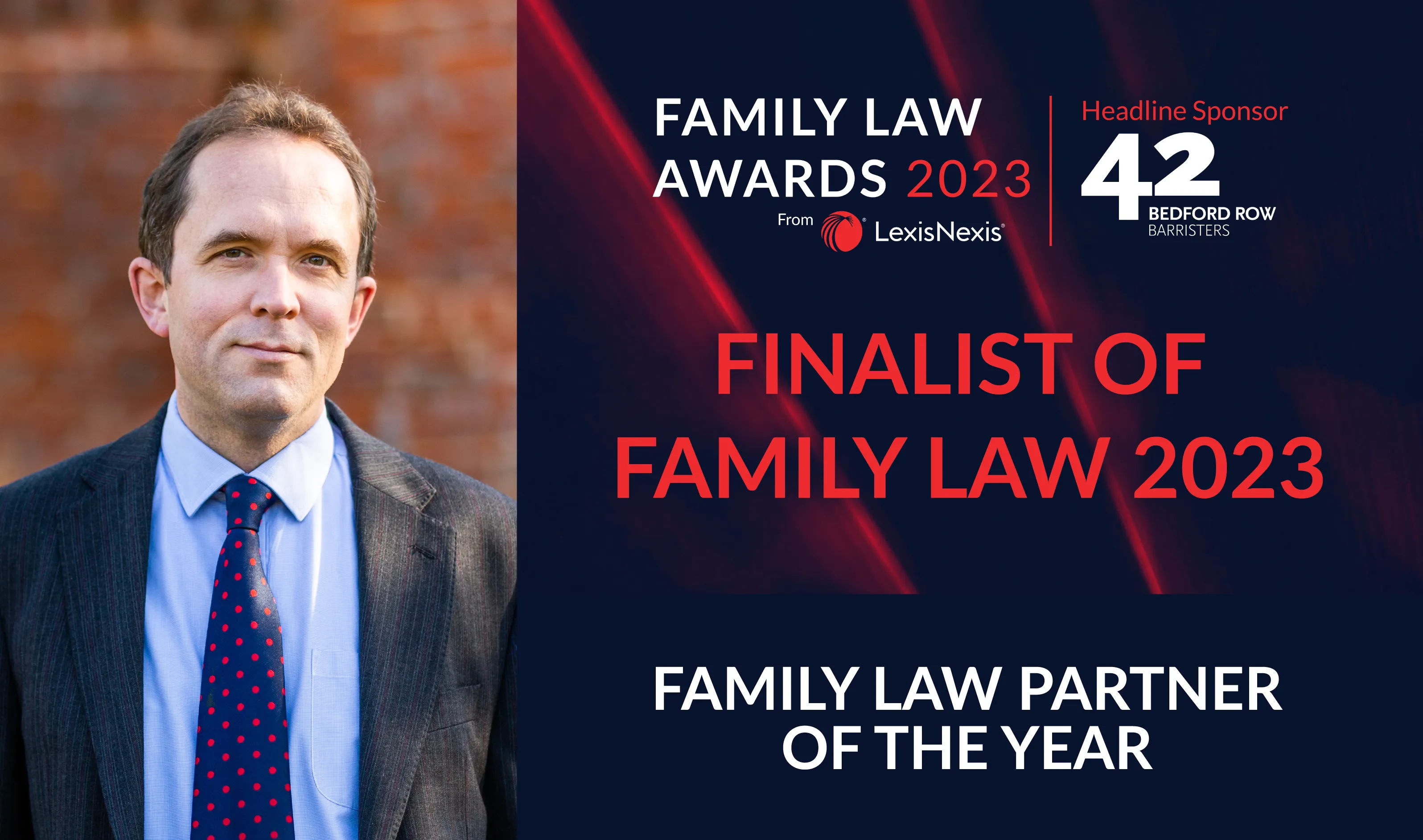 Edward Cooke shortlisted for Family Law Partner of the Year Award 2023