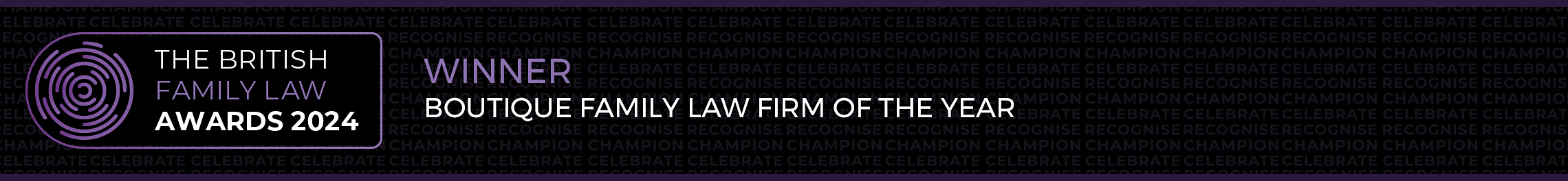 Winner - Boutique Family Law Firm of the Year